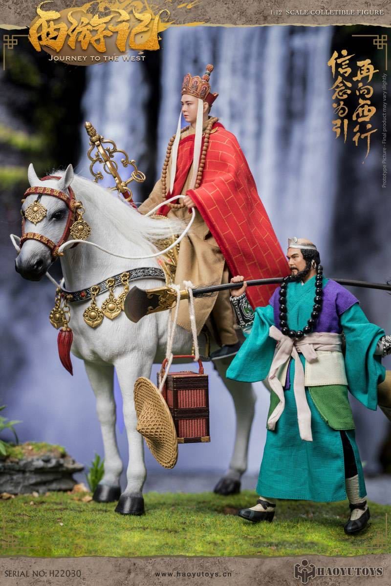 HAOYUTOYS 1/12 西遊記 三蔵法師 孫悟空 猪八戒 沙悟浄 白竜馬 5体 1986 DX .Ver 未開封新品 HH22030 検） DID PC TOYS EKUAZ STUDIO POP_画像8