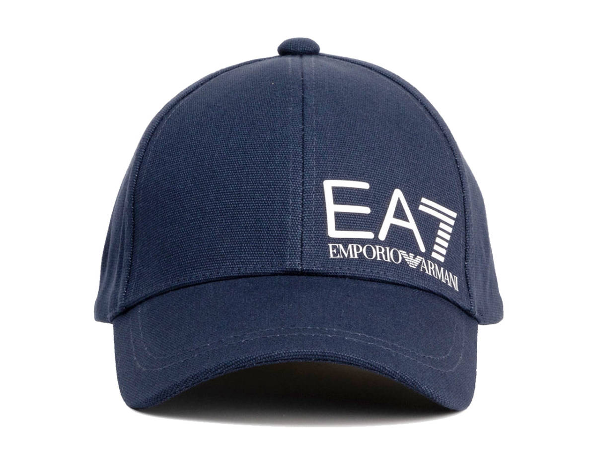 新品タグ付き ナイトブルー エンポリオアルマーニ EA7 キャップ Emporio Armani Train Core EA7 Baseball Cap_画像2