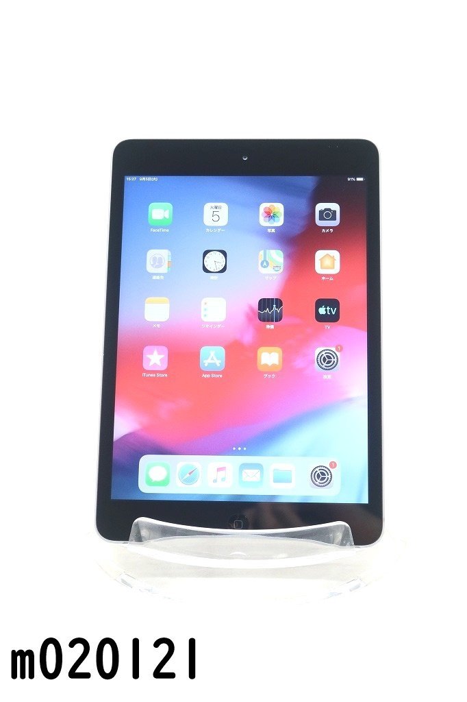 Wi-Fiモデル Apple iPad mini2 Wi-Fi 16GB iPadOS12.5.7 スペースグレイ ME276J/A 初期化済 【m020121】