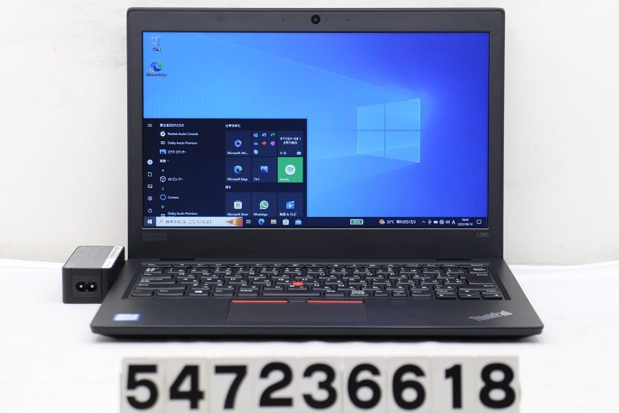 Lenovo ThinkPad L390 Core i3 8145U 2.1GHz/8GB/128GB(SSD)/13.3W/FWXGA(1366x768)/Win10 【547236618】