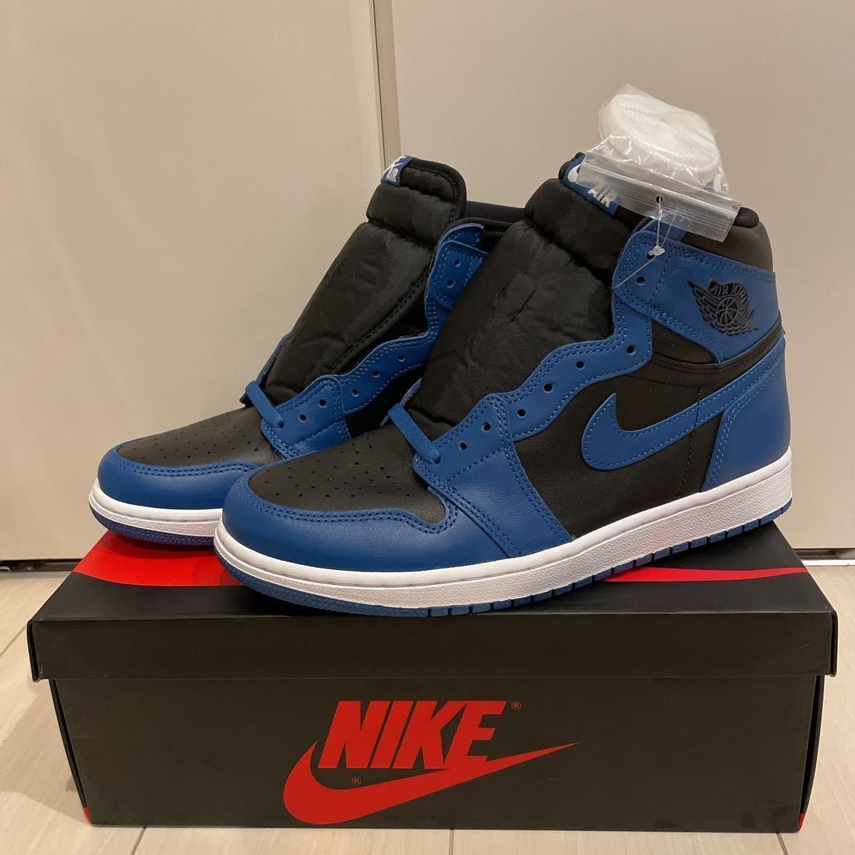 新品未使用28.0cm Nike Air Jordan 1 Retro High OG Dark Marina Blue ダークマリーナブルー AJ1 青　555088-404_画像1