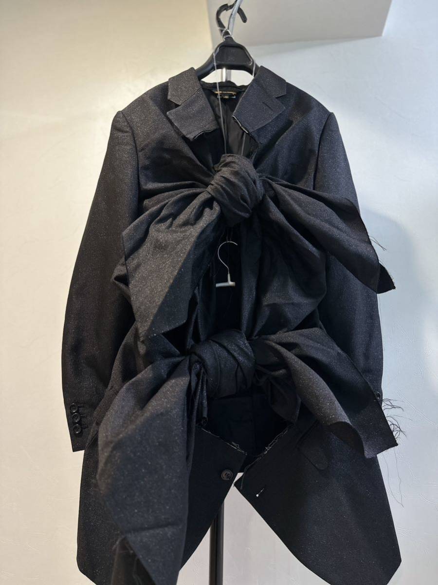 憧れの 2019SS コムデギャルソン リボンジャケット ポリエステル