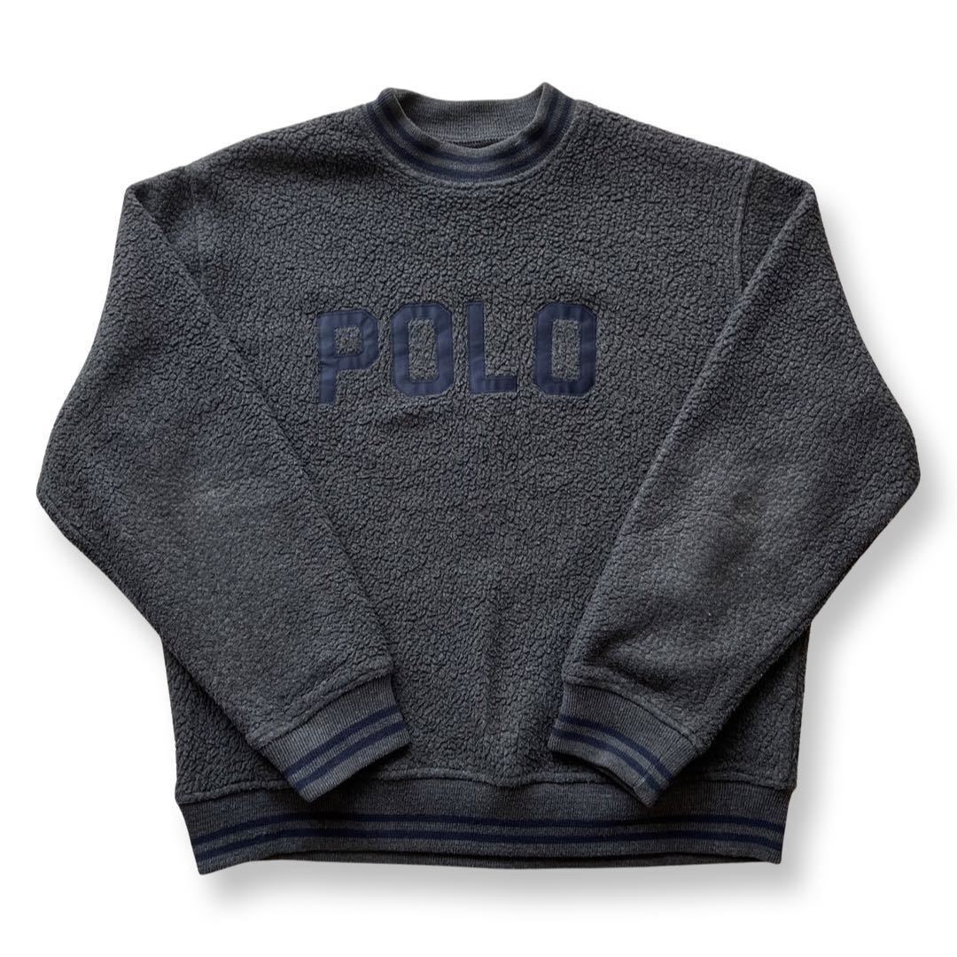 90s】Polo By Ralph Lauren(ポロラルフローレン) 起毛 リブライン