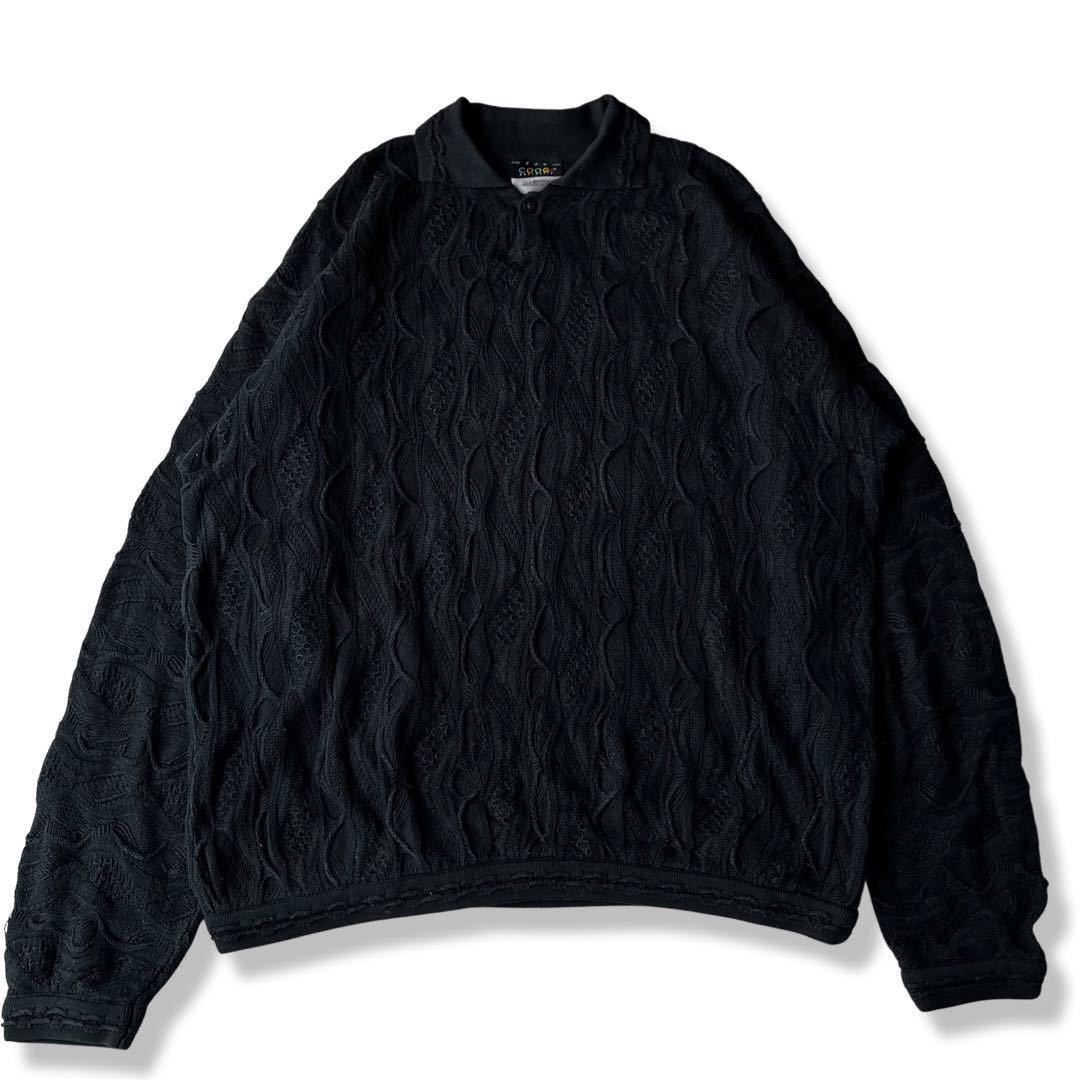 ヴィンテージ】90s COOGI(クージー) 編み込み 3Dカラーネック ヴィンテージ】90s COOGI(クージー) 編み込み 3Dカラーネック