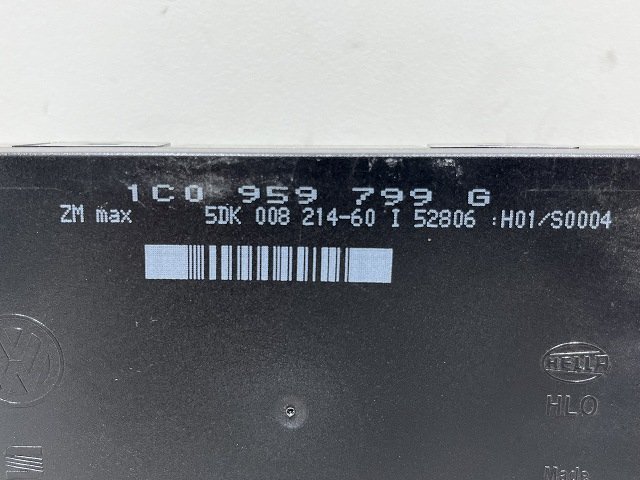 VW New Beetle 9C 07 year 9CBFS central control unit computer ( stock No:514909) (7476) #