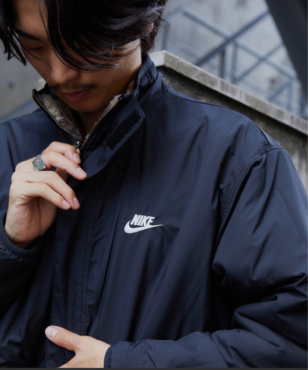 新品★定価18150円★NIKE★リバーシブル★ボアジャケット★Lサイズ