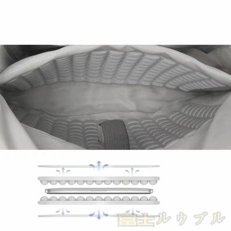 実用☆ パソコンケース 斜め掛けバッグ ビジネスバッグ 手提げバッグ 4Way メンズ レディース パソコンバッグ リュック 大容量 Lサイズ_画像3