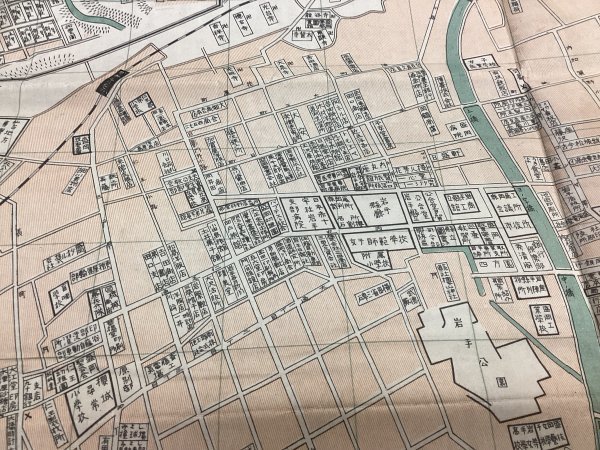 827◇戦前◇大日本職業別明細図 盛岡市◇昭和5年◇東京交通社 827◇戦前◇大日本職業別明細図 盛岡市◇昭和5年◇東京交通社