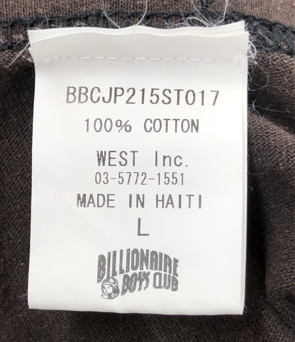 ビリオネアボーイズクラブ 半袖Tシャツ ダメージ加工 BBCJP215ST017 メンズ L L Billionaire Boys Club [0502]_画像4