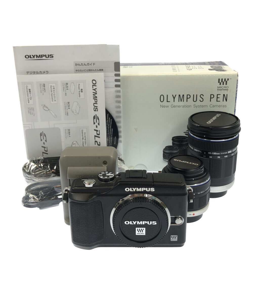 名入れ無料】 ミラーレス一眼カメラ 訳あり PEN OLYMPUS E-PL2 ダブル