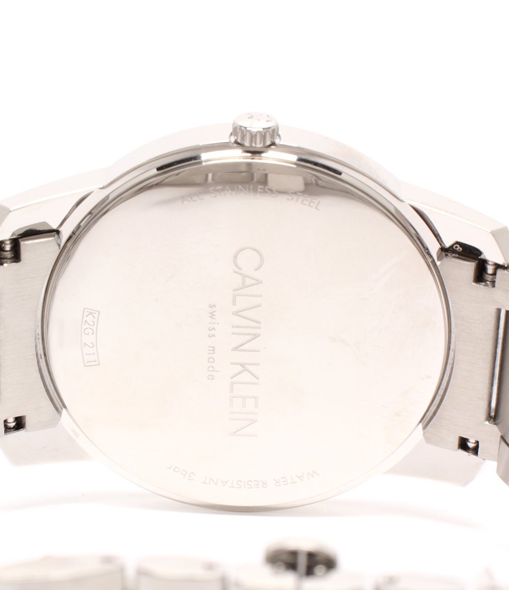 カルバンクライン 腕時計 K2G 211 クオーツ ブラック メンズ Calvin Klein [1102初]_画像4