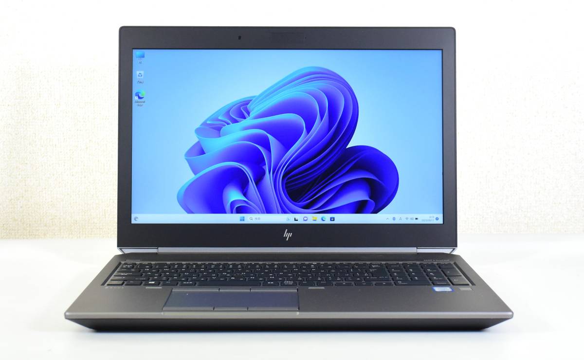 HP Zbook 15 G5 Mobile Workstation/Core i7-8750H/メモリ32G/新品 NVMe SSD 1TB/15.6インチ /高解像度1920X1080/Windows 11/中古ノート_画像1