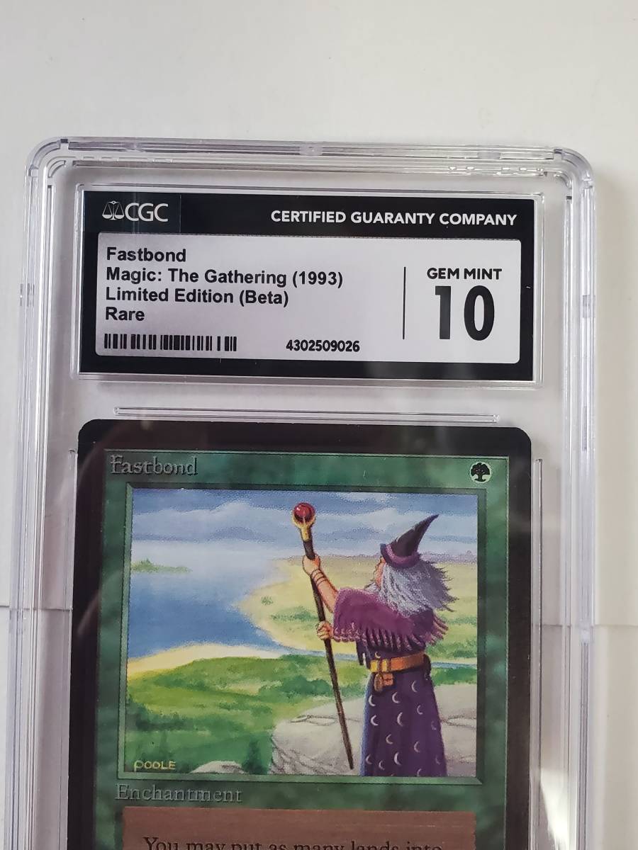 ●MTG● β ベータ Fastbond(英語 CGC 10 GEM MINT)_画像2