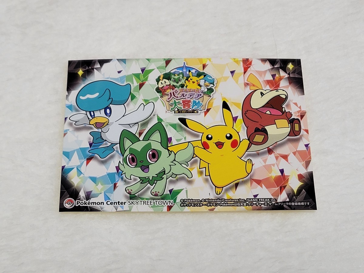 ポケモンセンター スカイツリータウン限定 ピカチュウとパルデア ポケモンセンター スカイツリータウン限定 ピカチュウとパルデア