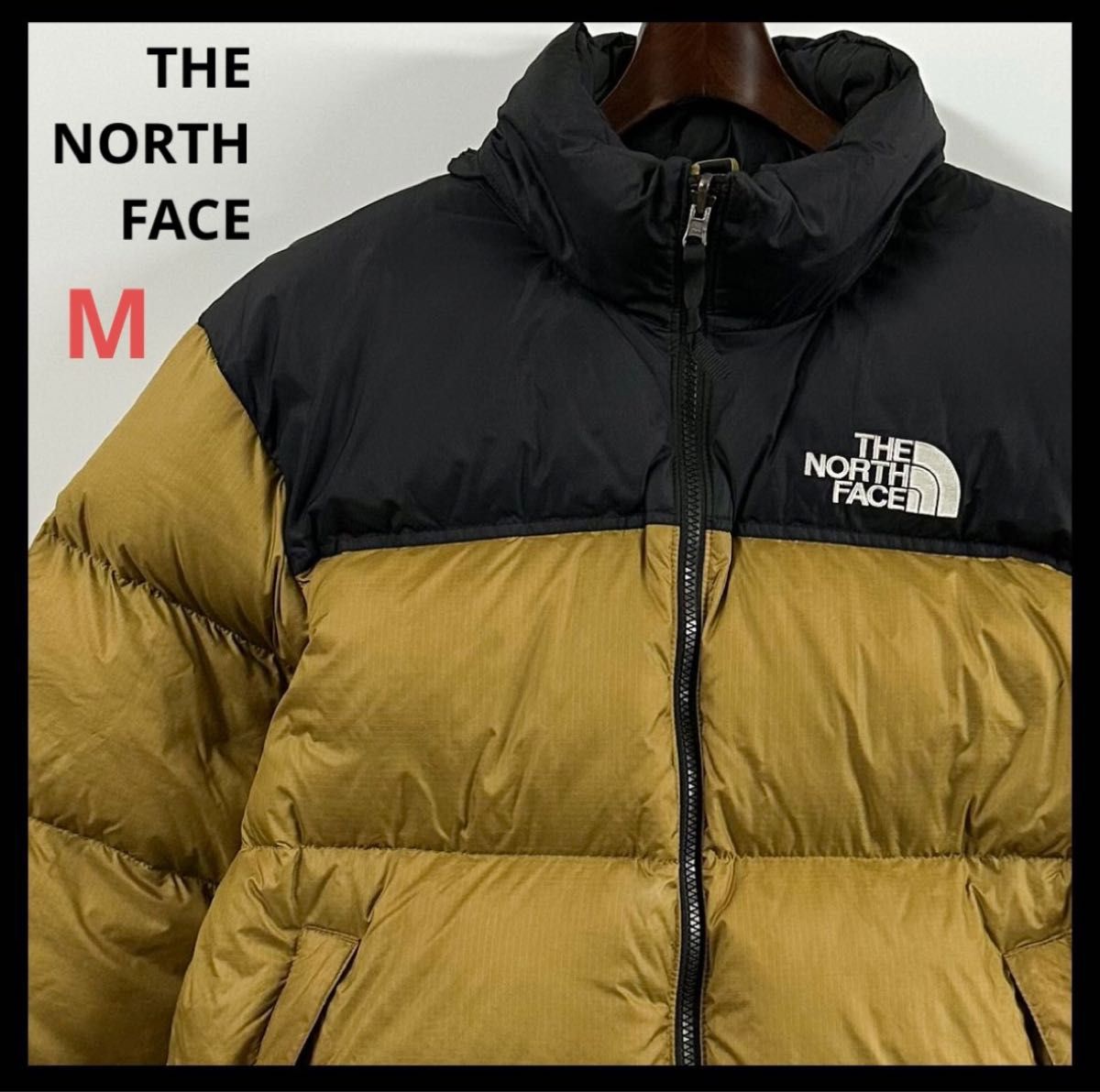 THE NORTH FACE ノースフェイス ヌプシ ダウンジャケット キャメル ブリティッシュカーキ 美品