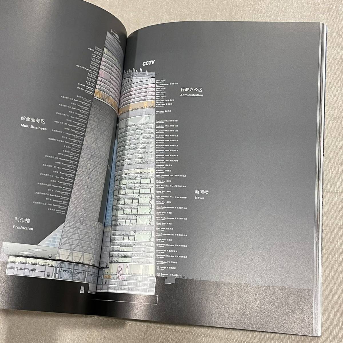 CCTV by OMA 建築と都市 a+u 2005年7月臨時増刊号 レム・コールハース Rem Koolhaas_画像8