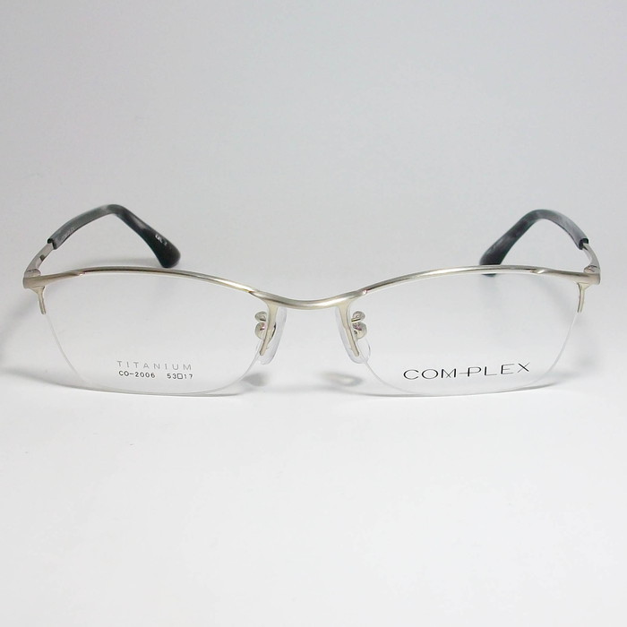 COMPLEX comp Rex men's glasses glasses frame CO2006-2-53 times attaching possible mat silver 