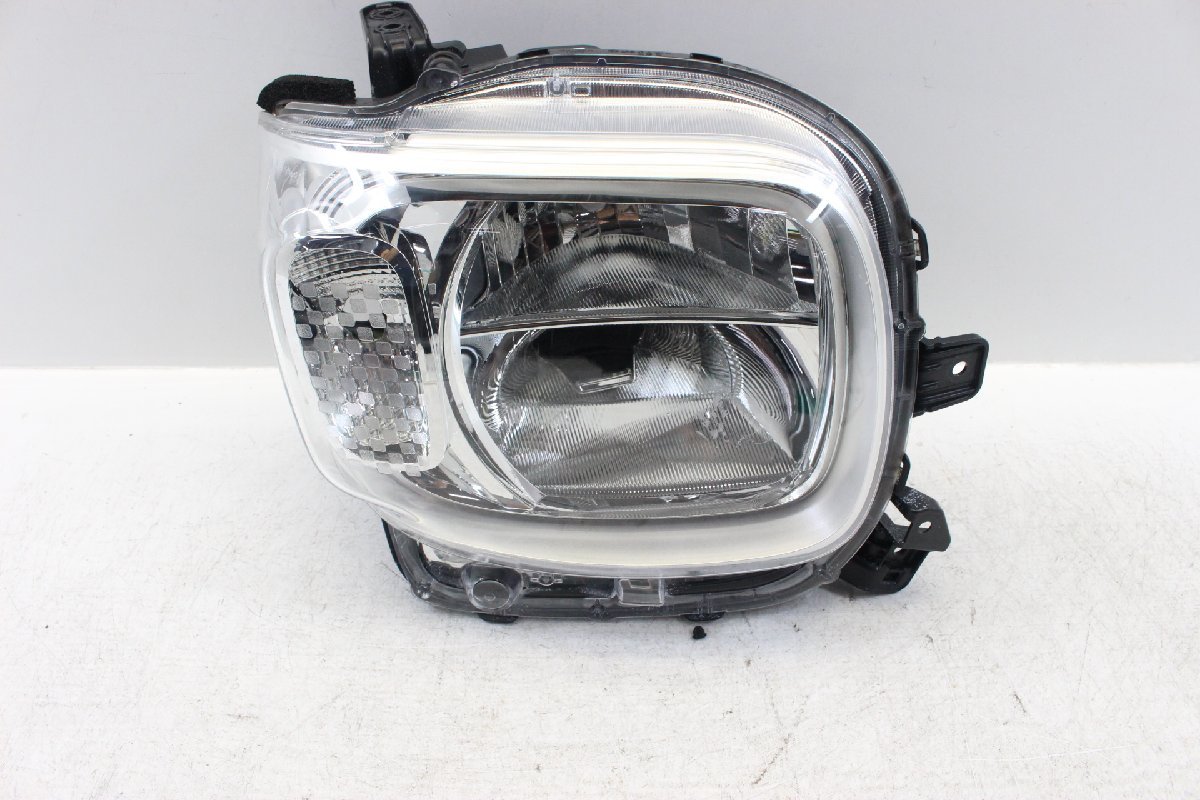 ジャンク品　スペーシア　MK53S　ヘッドライト　右　右側　運転席　LED　レベ付　イチコー　1959　打刻DL　35120-79R10　296289_画像1