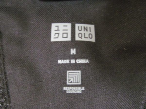 (54520)UNIQLO　ユニクロ　メンズ　ハイブリットダウンコート　ブラック　M　美品_カラー　ブラック