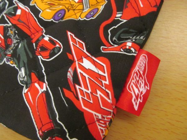 (49281)仮面ライダードライブ　ズック袋　シューズケース　日本製　ブラック　タグ付き_神経質な方の入札はご遠慮ください。