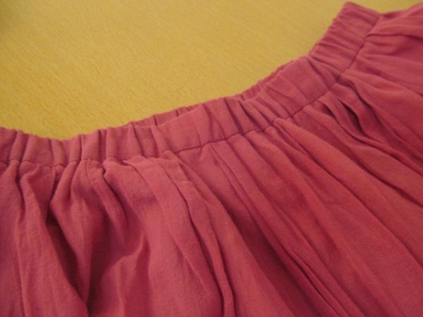 (54739) каркас FRAMeWORK хлопок юбка длинный gya The - сделано в Японии rose серия талия резина USED