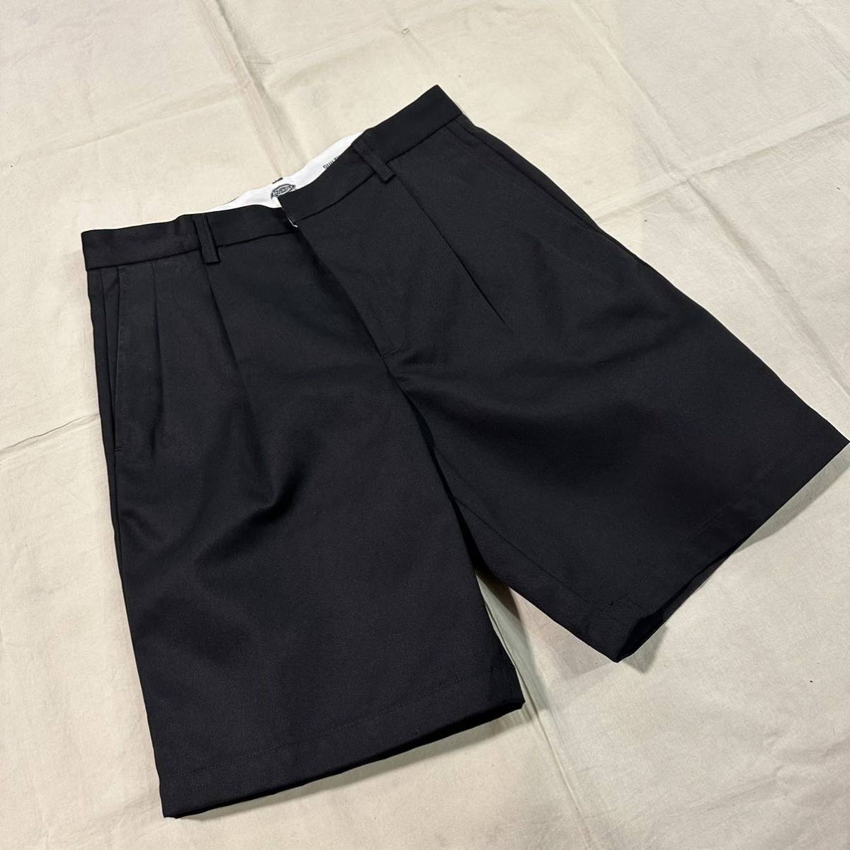 23SS新品未使用 WACKO MARIA ワコマリア ×DICKIES / DOUBLE PLEATED SHORT TROUSERS(TYPE-1) ディッキーズ ショートパンツの画像4