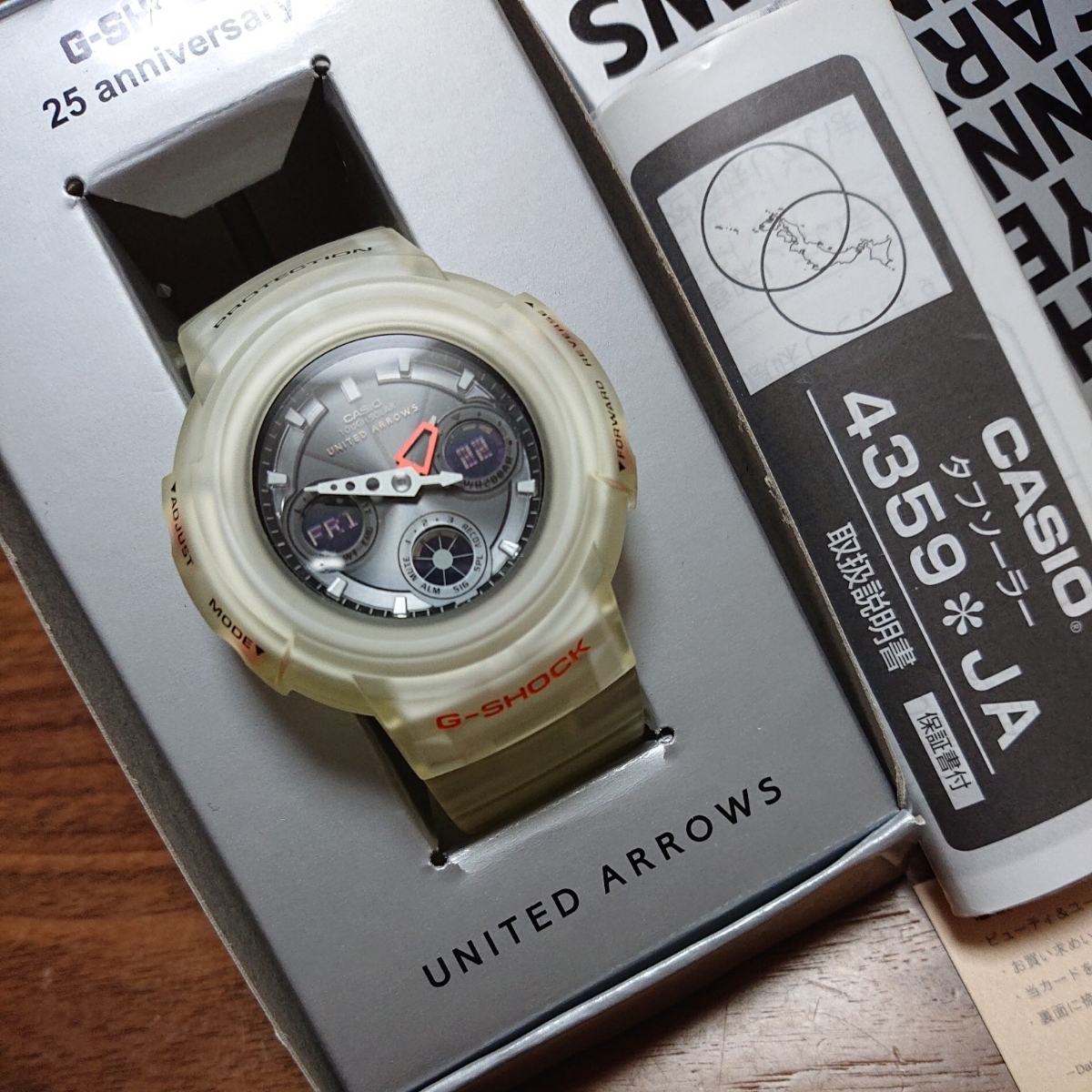 待望☆】 CASIO G-SHOCK ユナイテッドアローズAWG-525UAJ カスタム