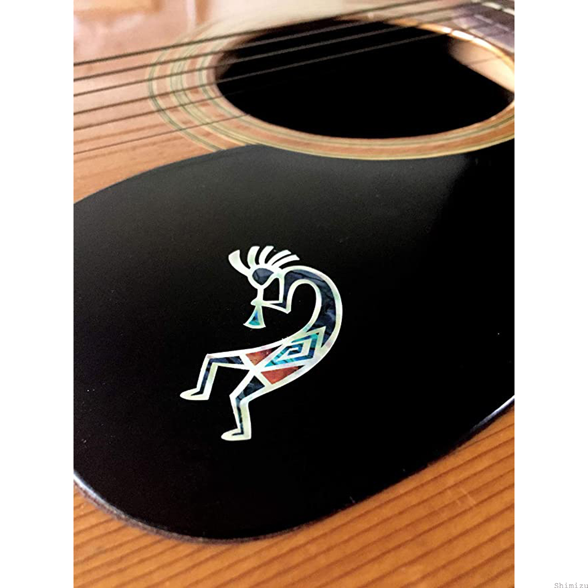 L&Rセット ウクレレ インレイシール インレイステッカー ギター アコギ エレアコ フォークギター かわいい 人気 贈り物 送料無料_画像3