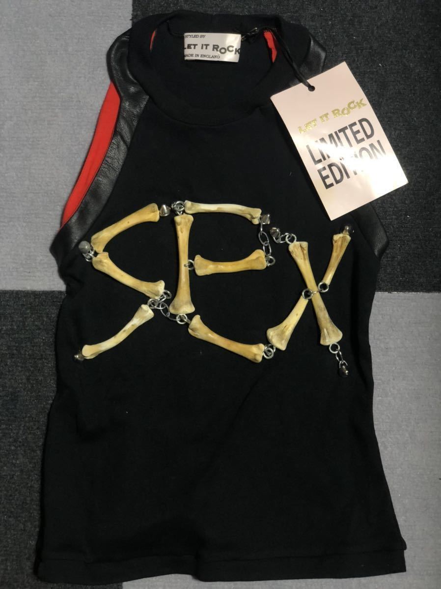 当時物 VTG SEX シャツ LET IT ROCK セディショナリーズ ヴィンテージ セックスピストルズ ヴィヴィアンウエストウッド BOY SEDITIONARIES_画像1