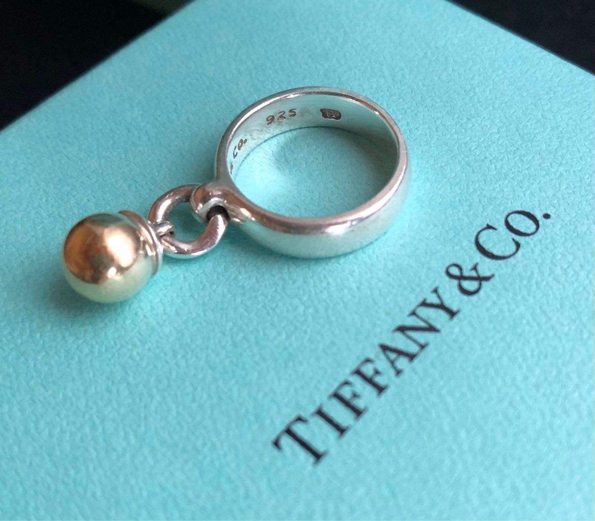 TIFFANY&Co ティファニー ボール ダングル ドアノック リング TIFFANY&Co ティファニー ボール ダングル ドアノック リング