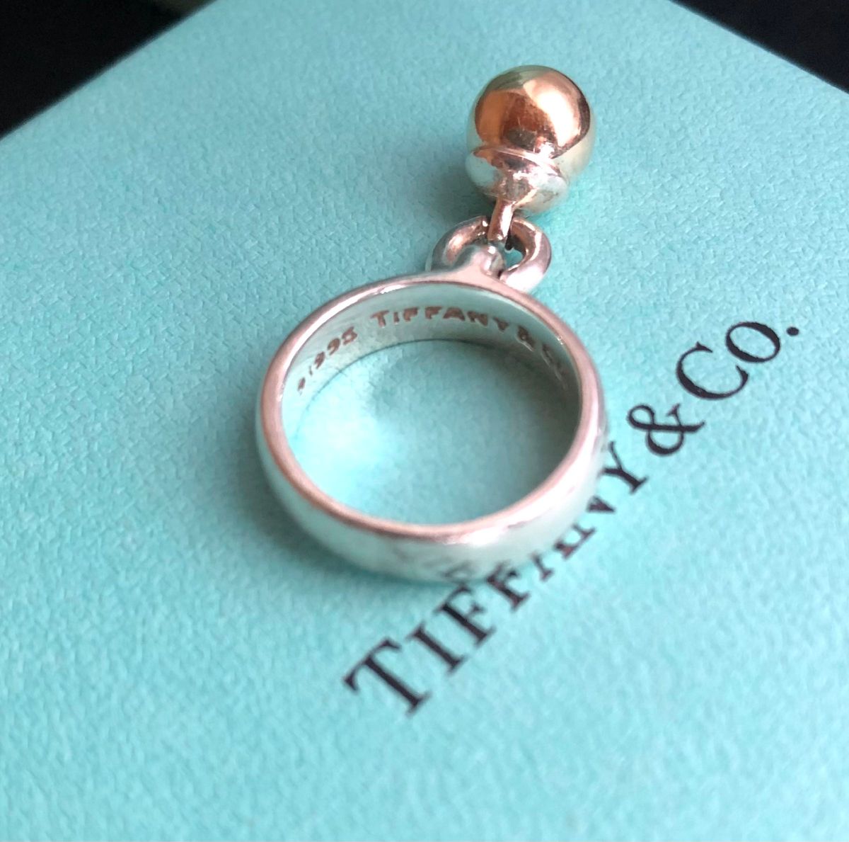 TIFFANY&Co ティファニー ボール ダングル ドアノック リング TIFFANY&Co ティファニー ボール ダングル ドアノック リング
