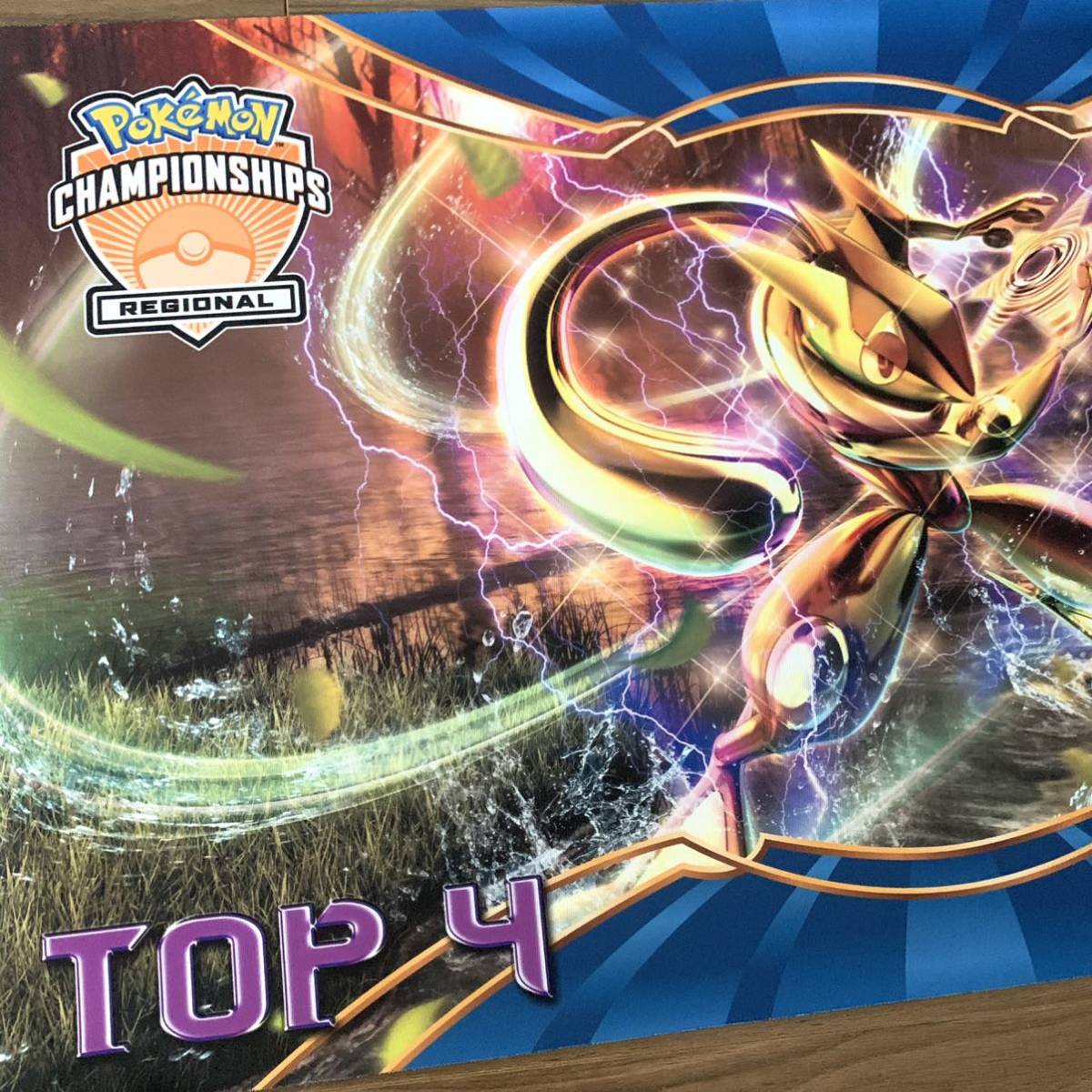 ポケモン　ラバープレイマット　TOP4 海外　ゲッコウガ　チャンピオンシップ_画像2