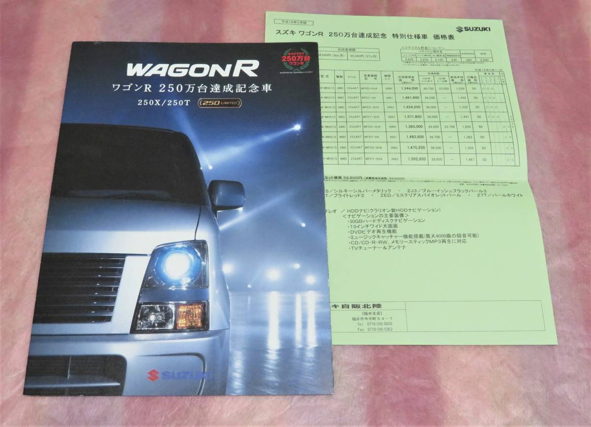 ヤフオク スズキ ワゴンr 250万台達成記念車 250x 250t 2 ヤフオク スズキ ワゴンr 250万台達成記念車 250x 250t 2