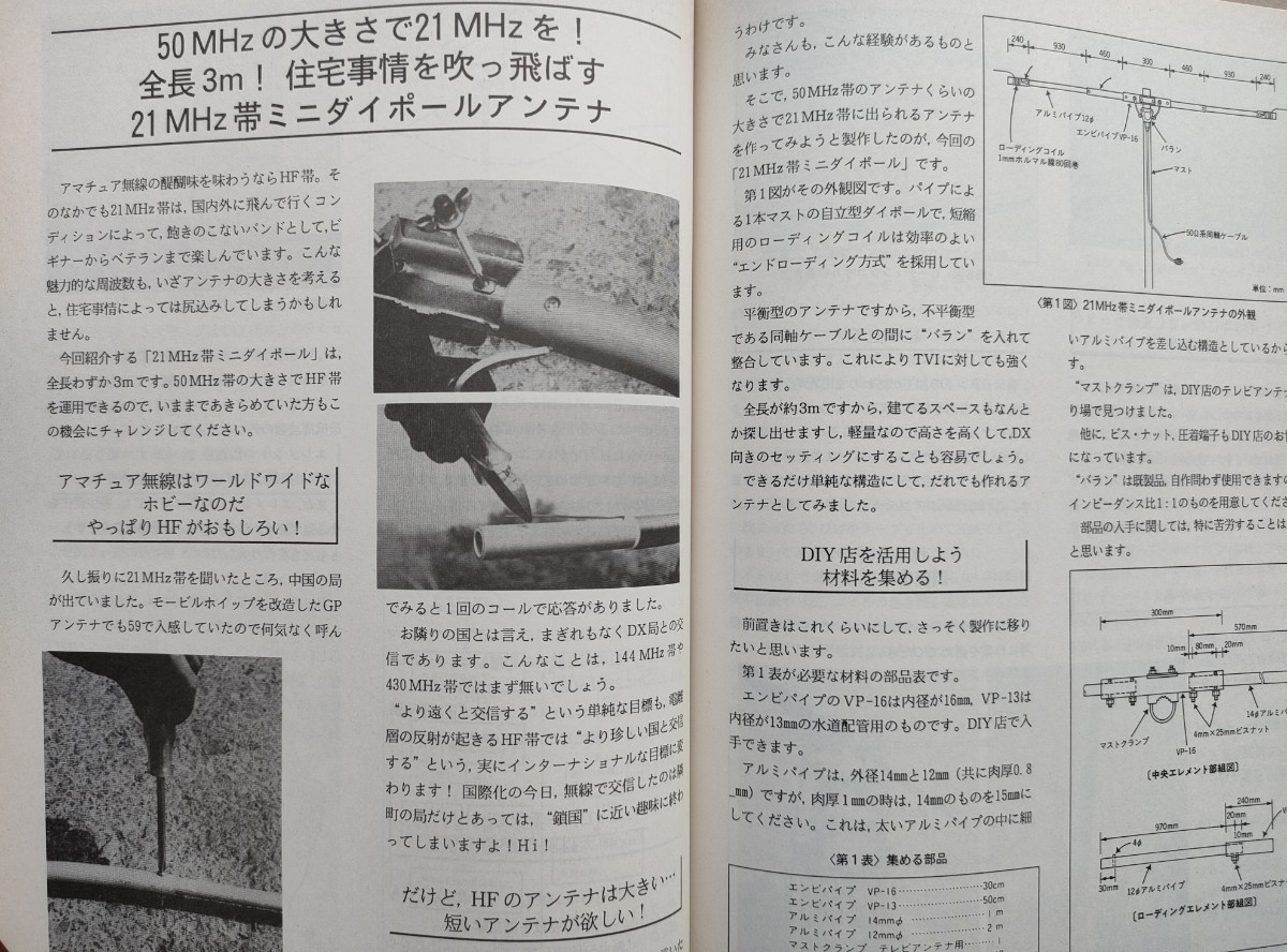 本　アンテナ製作マニュアル　電波新聞社　1992年　手軽に自作アンテナ　アマチュア無線 _画像4