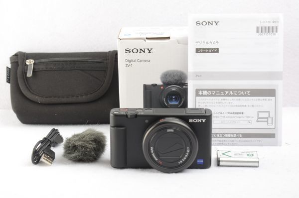 世界的に □極上美品□ ソニー SONY VLOGCAM ZV-1 【付属品・元箱