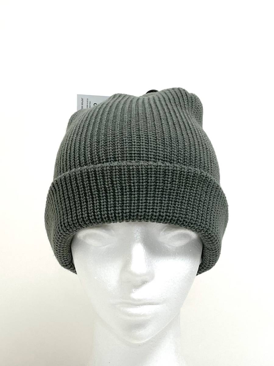 VOLCOM ボルコム D5832202AGV③ ビーニー FullStoneBeanie シンプルなニット帽 ロゴ刺繍 Logo グリーン色系 ヴォルコム 新品 即決 送料無料_画像2