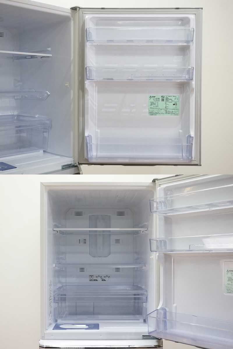 愛用 東ハ:【三菱】3ドア 冷凍冷蔵庫 省スペース設計☆送料無料