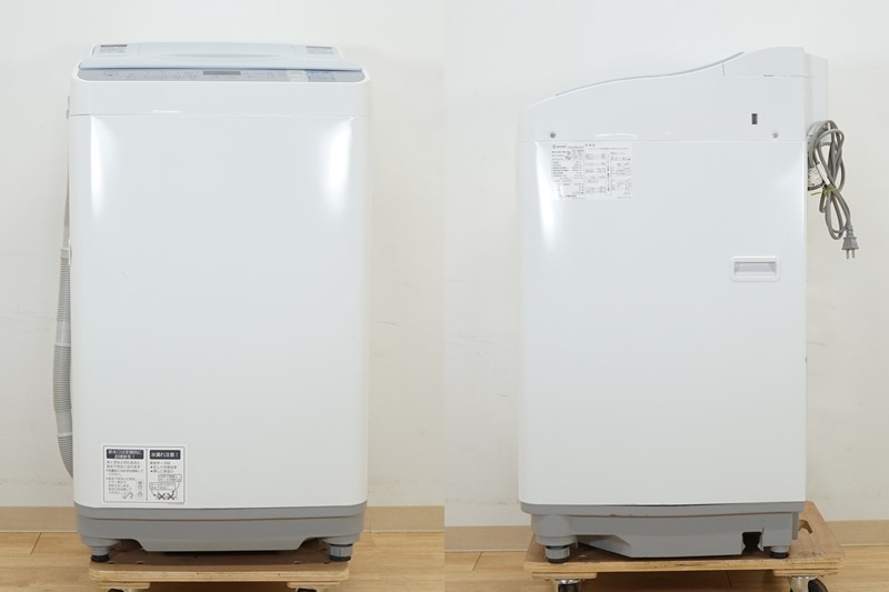 最旬トレンドパンツ ブルー系 ES-TX550-A 5.5/3.5kg 前ダ:【シャープ