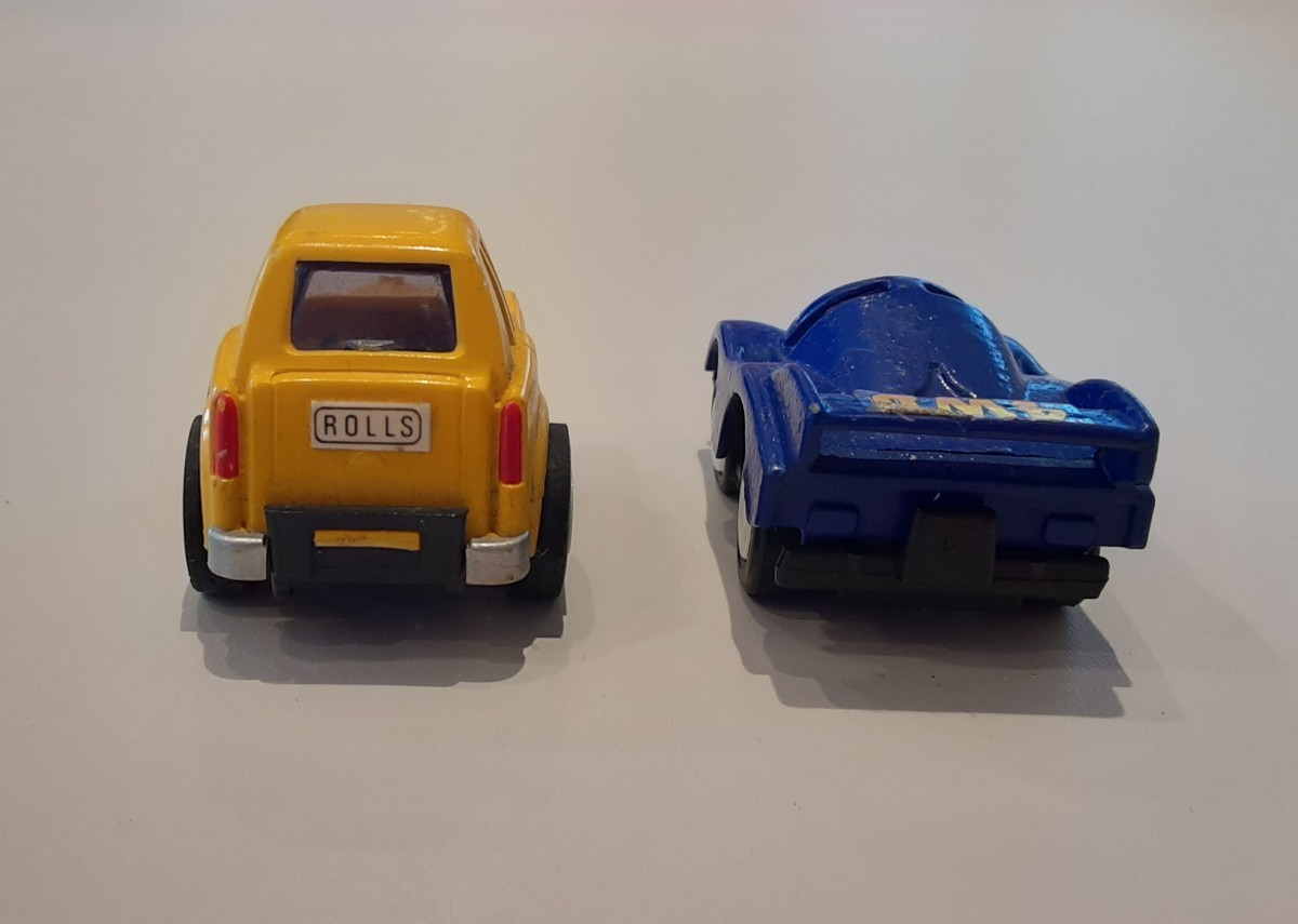 プルバック ミニカー 2個 まとめて レトロ コレクション おもちゃ 雑貨 Team Boy 1987 ROLLS ロールスロイス 他 4WD _画像4