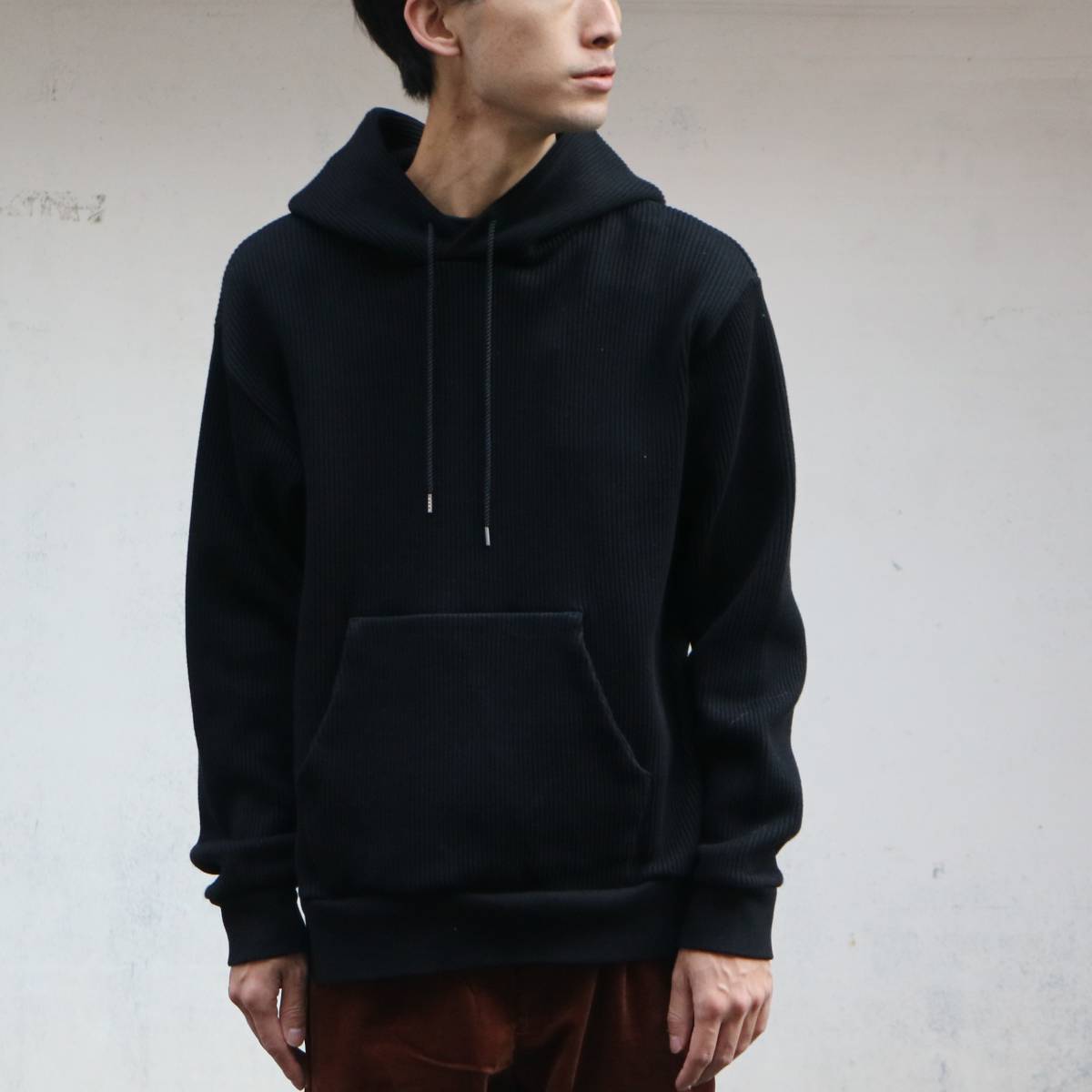 ブラームスBLURHMS Wide-Wale P/O Hoodie★フーディー/パーカー★サイズ1/S★A23510