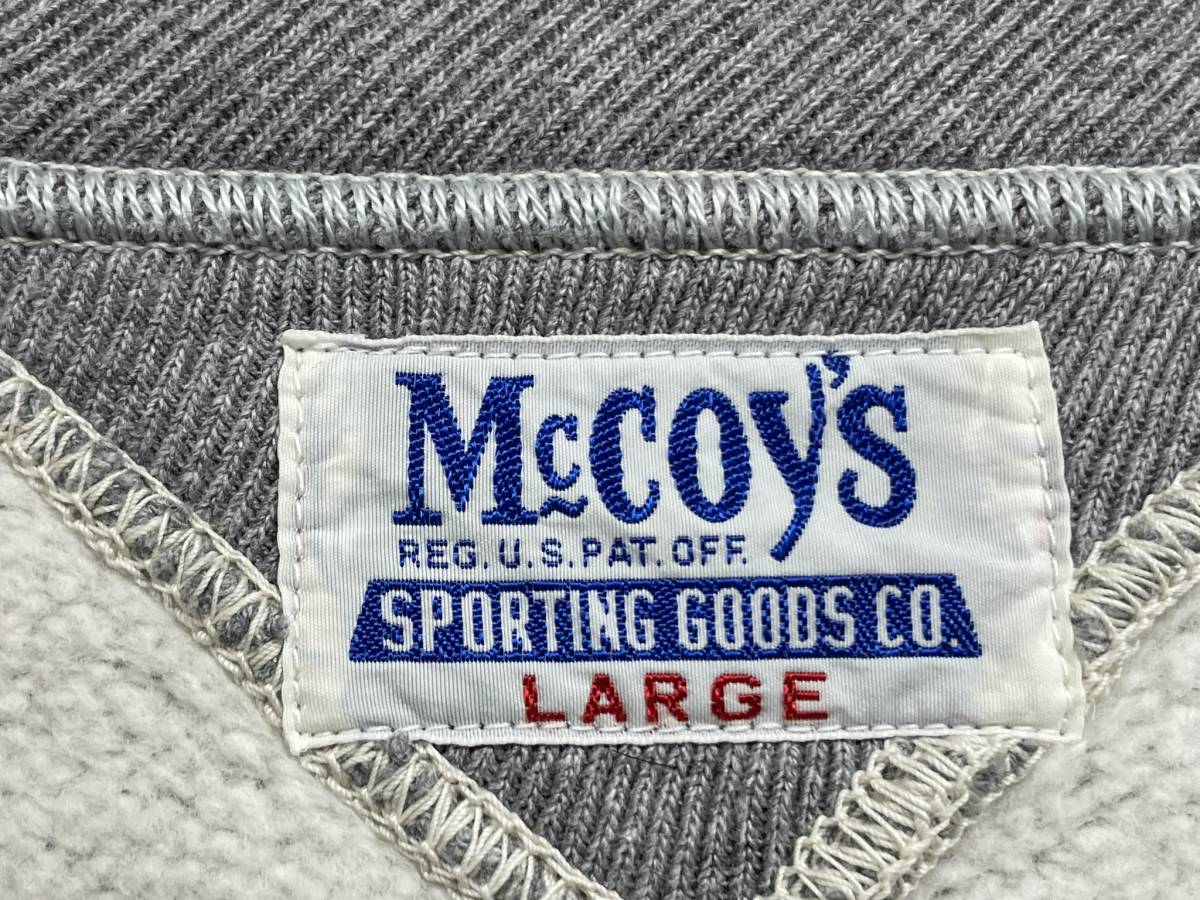 ザリアルマッコイズThe REAL McCOY'S USN両Vスウェットシャツ☆サイズL