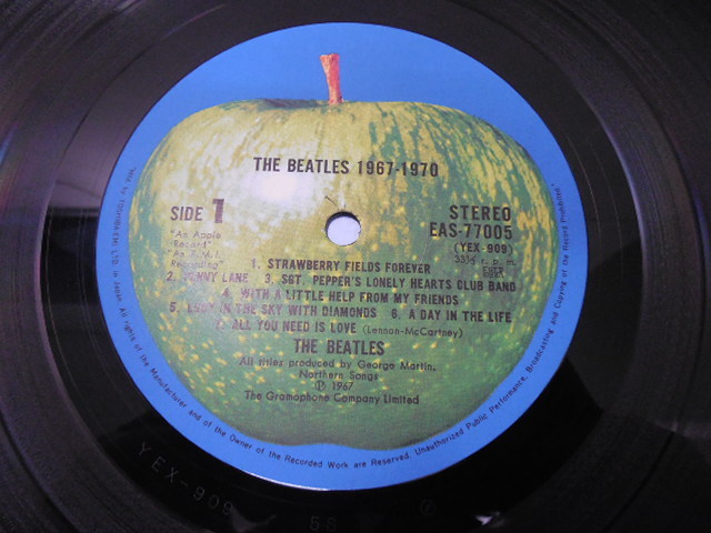 THE BEATLES・ザ・ビートルズ / 1967-1970年 (2枚組・帯あり・国内盤) 　 　 LP盤・EAS-77005-6_画像7