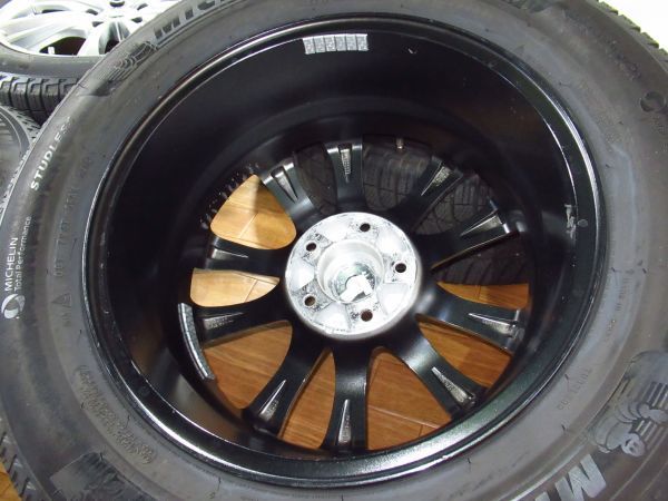 MP 7J-17 off+48 pcd114.3/5H MICHELIN X-ICE3+225/65R17 17インチアルミホイール+スタッドレスタイヤ付き4本 CX-5/CX-8等に_画像8