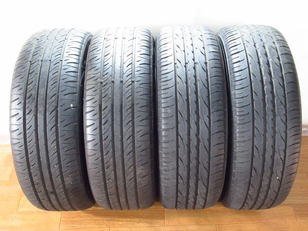 トヨタ70系ノア前期純正 6J-16 off+50 pcd114.3/5H ハブ径約60ミリ DELMAX/DUNLOP 215/60R16 95H 16インチアルミホイール+タイヤ付き4本_画像10