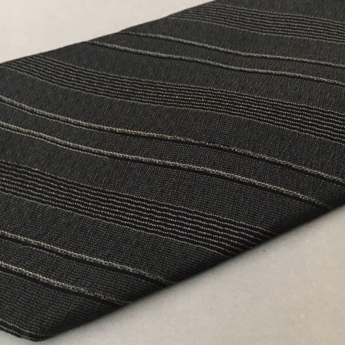 im product stripe necktie silk business I m Pro duct silk rice field middle . light .isei dark gray 