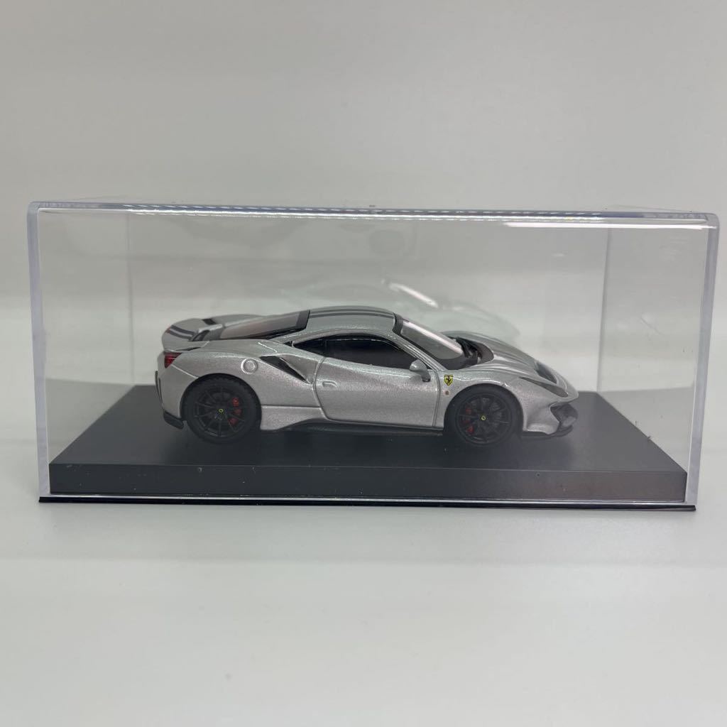 Bburago ブラーゴ シグネチャー シリーズ フェラーリ 488 ピスタ ミニカー 1/43 Ferrari 488 PISTA シルバー_画像2