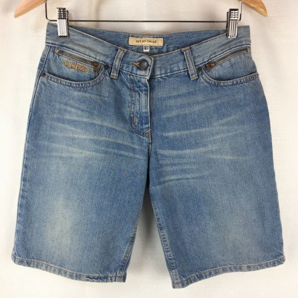 SEE BY CHLOE See by Chloe / size 26/ Denim shorts jeans / bottoms / tube NO.JPE-1