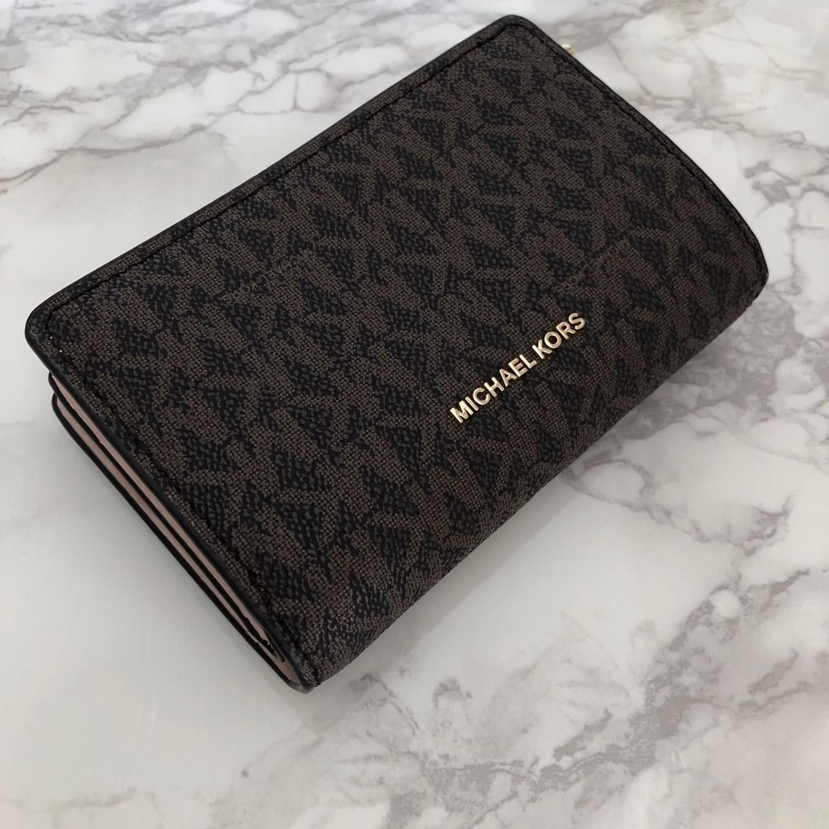 新品未使用 MICHAEL KORS マイケルコース 折り財布 ブラウン