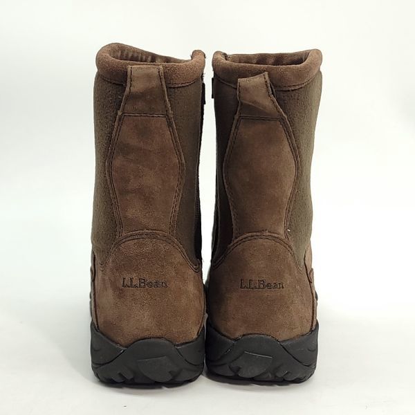 491129【US9.5】ほぼ未使用 L.L.Bean Insulated comfort boot スエード フリース コンフォート ブーツ 27.5cm ブラウン 防寒_画像3