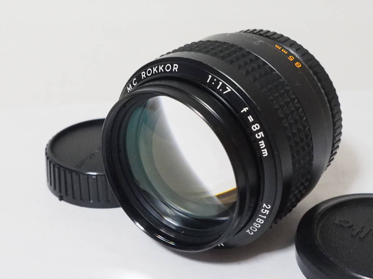 限定製作】 ☆訳あり大特価☆MINOLTA ミノルタ MC ROKKOR 85mm F1.7